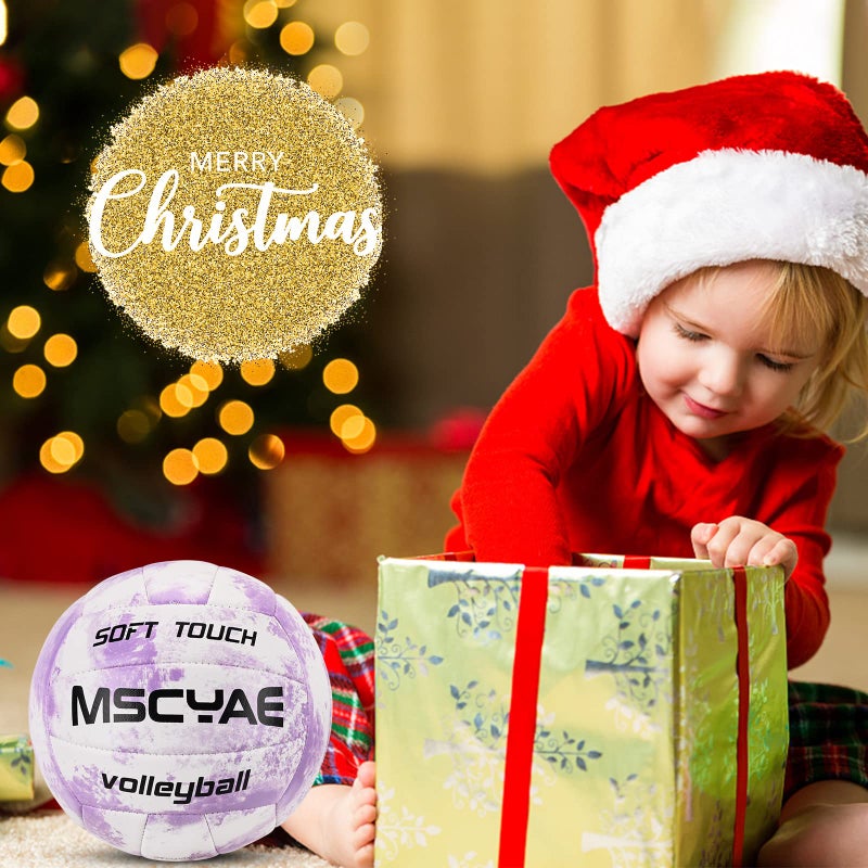 MSCYAE الكرة الطائرة الرسمية الحجم 5 كرات الطائرة الناعمة في الهواء الطلق للأطفال الشباب البالغين المبتدئين تدريب الكرة الطائرة للداخلية الفناء الخلفي حديقة الشاطئ للعب الألعاب (أفضل هدية) - Image 5